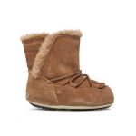Cizme de zăpadă Moon Boot Crib Suede 34010300001 Maro