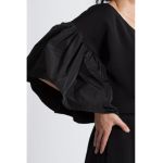 Bluza lunga cu slituri laterale