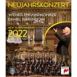 Neujahrskonzert 2022 (New Year's Concert) - Blu-Ray | Wiener Philharmoniker, Daniel Barenboim, Johann Struass, Josef Strauss, Joseph Hellmesberger