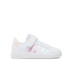 Sneakers adidas Grand Court Lifestyle Court Elastic Lace and Top Strap Shoes GY2327 Alb