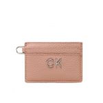Etui pentru carduri Calvin Klein Re-Lock Cardholder Pbl K60K610671 Roz
