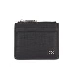 Etui pentru carduri Calvin Klein Ck Must Cardholder W/Zip K50K510885 Negru