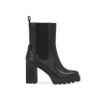 Botine Calvin Klein Jeans Platform Chelsea Lth Wn YW0YW01140 Negru