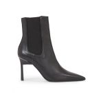 Botine Calvin Klein Geo Stiletto Chelsea Boot 90 HW0HW01708 Negru