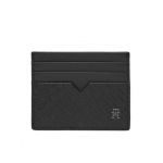 Etui pentru carduri Tommy Hilfiger Th Monogram Cc Holder AM0AM11848 Negru
