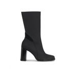 Botine Calvin Klein Jeans Heel Zip Boot Lth Wn YW0YW01113 Negru