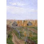 Carnet de insemnari - Toamna aurie, Isaac Levitan, mare | Moara de hartie