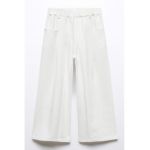 Pantaloni din amestec de bumbac cu buzunare aplicate Kai
