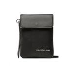 Etui pentru telefon Calvin Klein Jeans Sculpted N/S Phone Xbody Tag K60K610608 Negru