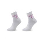 Set de 2 perechi de șosete lungi de damă Converse E1027W Alb