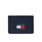Etui pentru carduri Tommy Jeans Tjm Heritage Leather Cc Holder AM0AM12085 Bleumarin