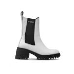 Botine Carinii B8031 Alb