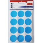 Etichete Autoadezive Color, D32 Mm, 60 Buc/set, Tanex - Albastru