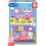 Set 2 puzzle-uri de 20 de piese - Peppa Pig | Educa