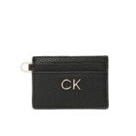 Etui pentru carduri Calvin Klein Re-Lock Cardholder K60K610671 Negru