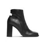 Botine Calvin Klein Jeans Heel Zip Boot Lth YW0YW01070 Negru