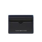 Etui pentru carduri Tommy Hilfiger Th Modern Lather Cc Holder AM0AM10994 Bleumarin