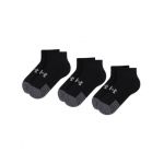 Set de 3 perechi de șosete joase unisex Under Armour Heatgear Lo Cut Sock 1346753-001 Negru