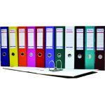 Biblioraft A4, Plastifiat Pp/paper, Margine Metalica, 75 Mm, Optima Basic - Albastru
