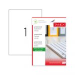 Etichete Autoadezive A4 Tanex, 1/Coala, Colturi Drepte, 100 Coli/Top, 210x297 mm
