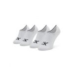 Set de 2 perechi de șosete medii pentru bărbați Calvin Klein 701218716 Alb