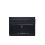 Etui pentru carduri Tommy Hilfiger Th Central Cc Holder AM0AM11858 Bleumarin