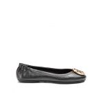Balerini Tory Burch Minnie Travel Ballet With Metal Logo 50393 Negru