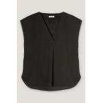 Bluza cu decolteu in V si maneci scurte