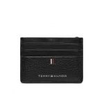 Etui pentru carduri Tommy Hilfiger Th Central Cc Holder AM0AM11858 Negru