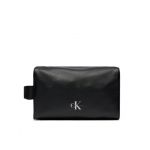 Geantă pentru cosmetice Calvin Klein Jeans Monogram Soft Washbag K50K511443 Negru