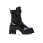 Botine Calvin Klein Jeans Chunky Heeled Boot W/Zip YW0YW00728 Negru