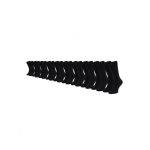 Set 10 perechi de șosete lungi pentru bărbați Jack&Jones Jacjens 12125756 Negru