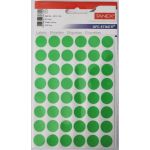 Etichete Autoadezive Color, D16 Mm, 240 Buc/set, Tanex - Verde