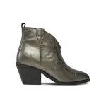 Botine Bronx Western 47499-M Placat cu rodiu negru