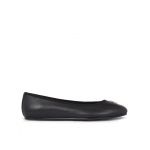 Balerini Tommy Hilfiger Th Leather Ballerina FW0FW07712 Negru