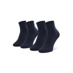 Set de 2 perechi de șosete medii pentru bărbați Calvin Klein 701218706 Bleumarin