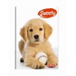 Agenda A6 Nedatata Sweety 352 File Motiv Golden Retriever