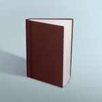 Agenda Nedatata A5, 224 Pagini, Coperta Buretata, Personalizabila, Culoare Bordo