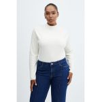 Blugi ampli cu cusaturi accentuate Laila