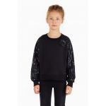 Bluza cu maneci cu paiete