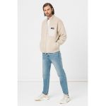 Bluza sport din material teddy cu fermoar