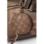 Geanta crossbody de piele ecologica cu imprimeu logo Syrup
