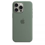 Husa de protectie Apple Silicone Case cu MagSafe iPhone 15 Pro Max, Culoare Cypress