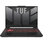 Laptop Asus TUF Gaming A17 FA707NV-HX023, 17.3", Full HD, 144hz, AMD Ryzen 7 7735HS, 16GB RAM, 512GB SSD, NVIDIA GeForce RTX 4060, No OS, Culoare Gri