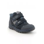 Pantofi sport cu inchidere velcro si garnituri din piele intoarsa