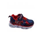 Pantofi sport de piele ecologica cu model Spiderman