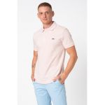 Tricou polo slim fit din material pique