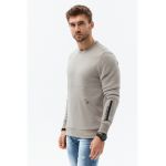 Bluza sport cu decolteu la baza gatului si buzunare oblice