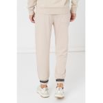 Pantaloni sport cu talie medie si snur