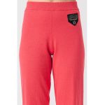 Pantaloni tricotat fin cu aplicatie